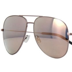 YSL Classic 11 033 Aviator Sunglasses Rose Gold 