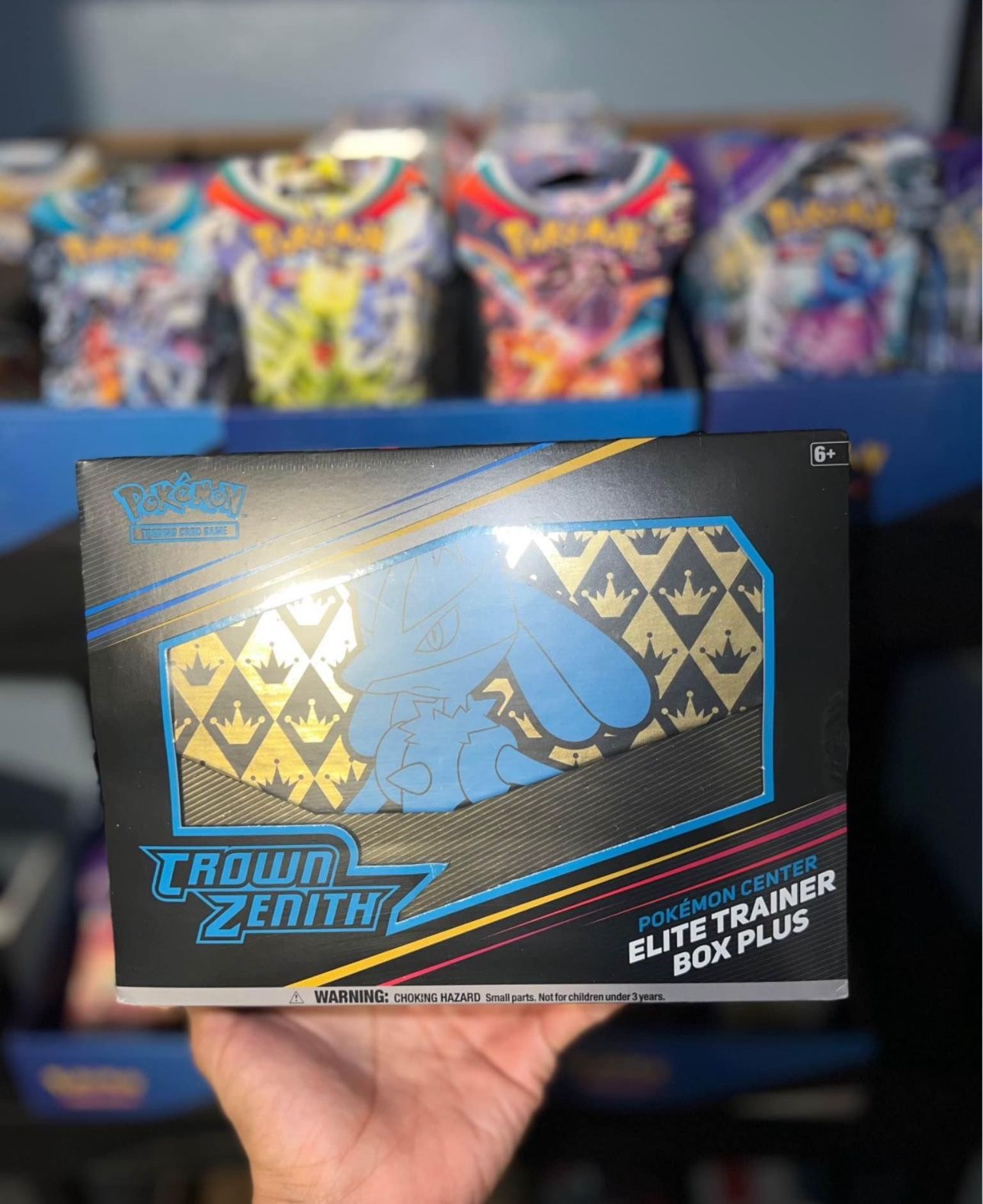 Pokemon Center EXCLUSIVE Crown Zenith ETB Elite Trainer Box Plus SEALED