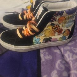 Vans Sk8-Hi Cultivate Care Floral Black & White Skate Shoes