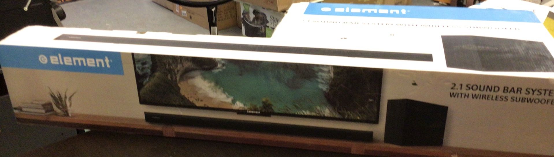 ELEMENT 2.1 Soundbar with Wireless Subwoofer (ESB2118)