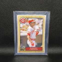 2021 Topps Baseball Series 1 MLB Barry Larkin SP Cloth Patch Card Cincinnati Reds Mint Condition 