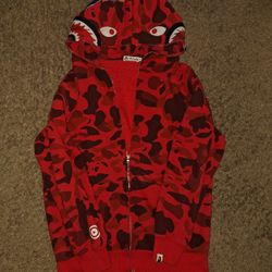 Red Bape Medium Full Zip