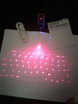 Laser keyboard