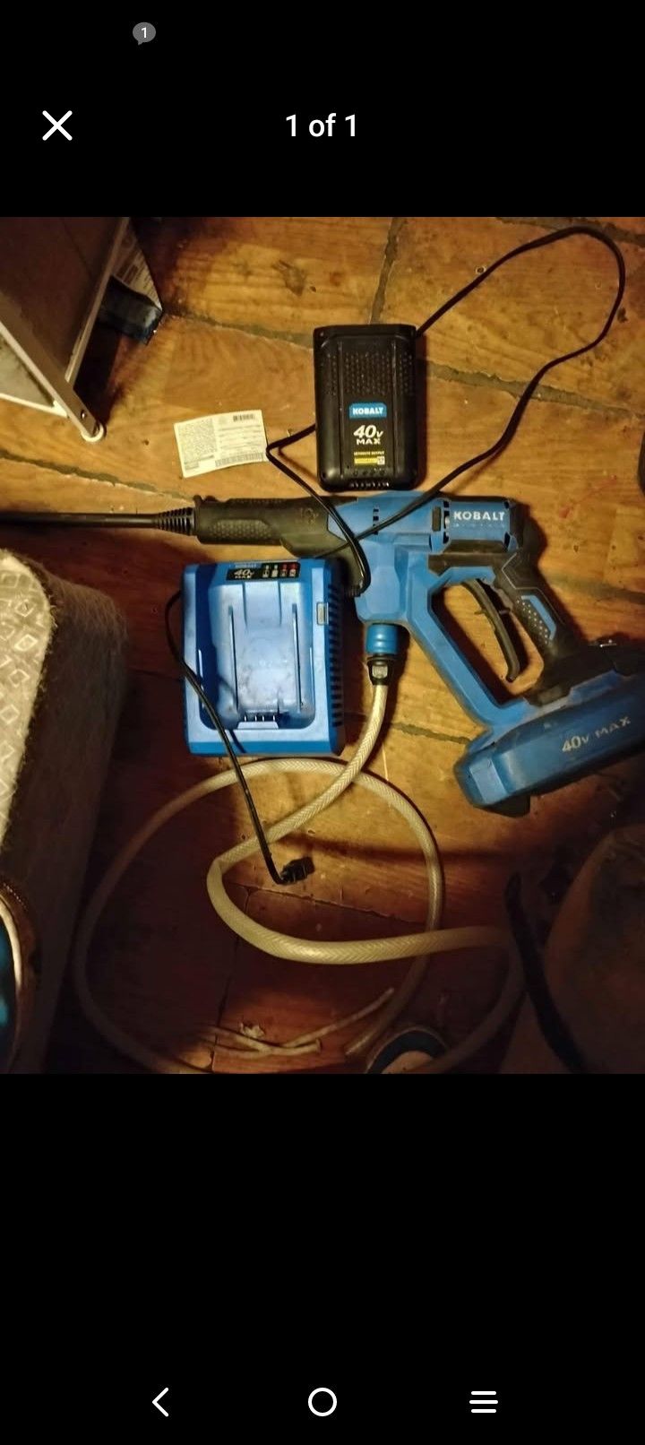 Cobalt 40 Volt Pressure Washer