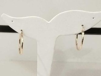 14k Yellow Gold Hoop Earrings 1 Grams Ok0926rlmia