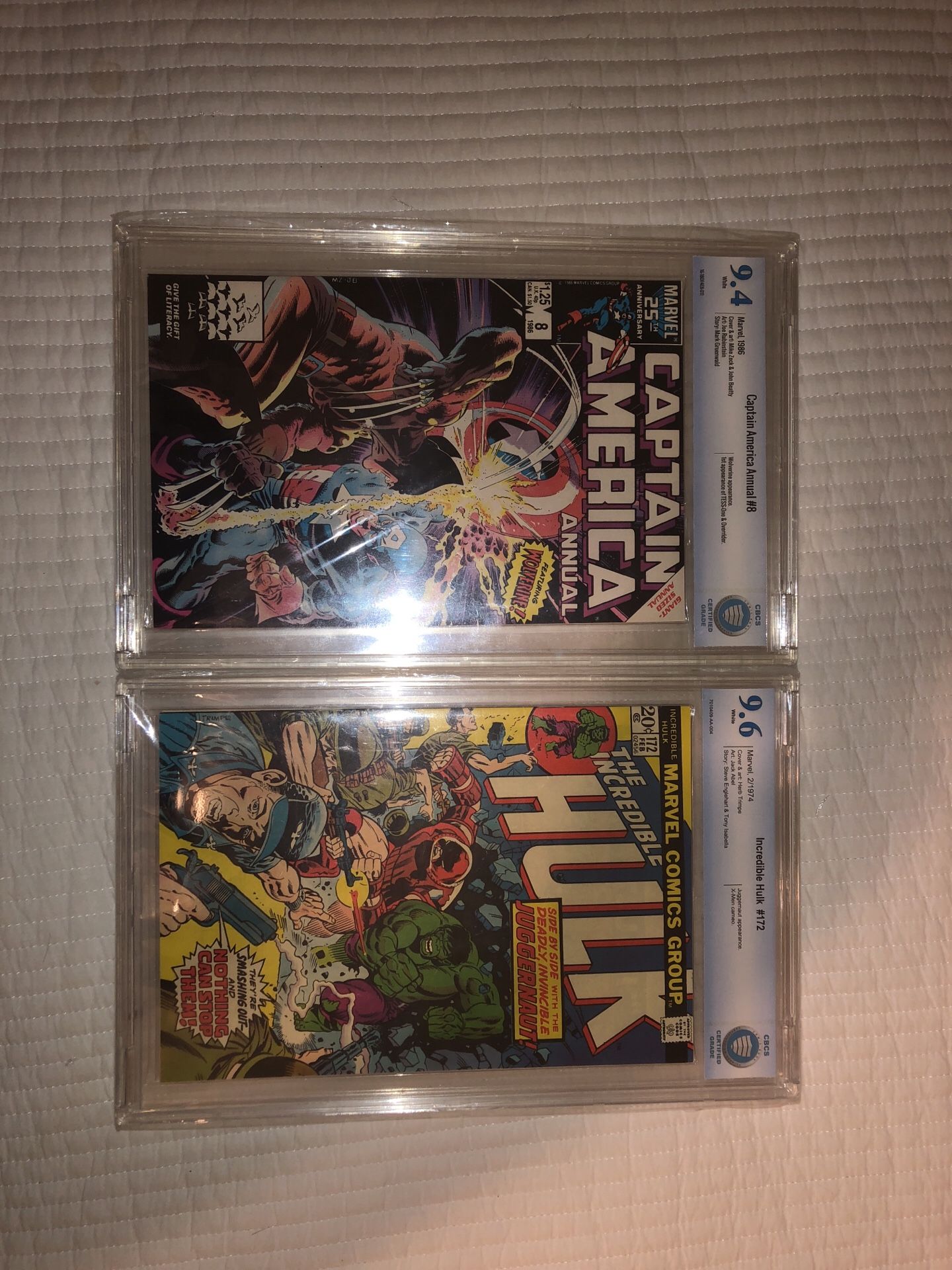 Marvel Comic Books Both Near mint