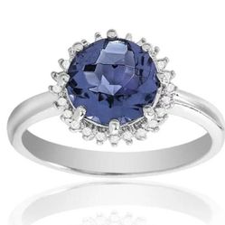 Genuine Tanzanite & Diamond Accent Ring (4 ct. t.w.)