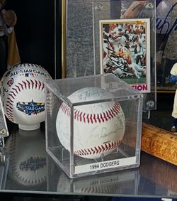 Dodgers team ball