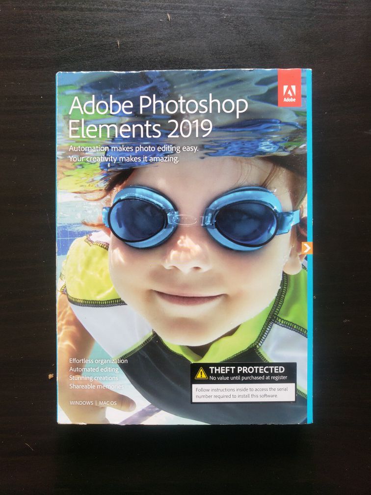 New adobe photoshop elements 2019
