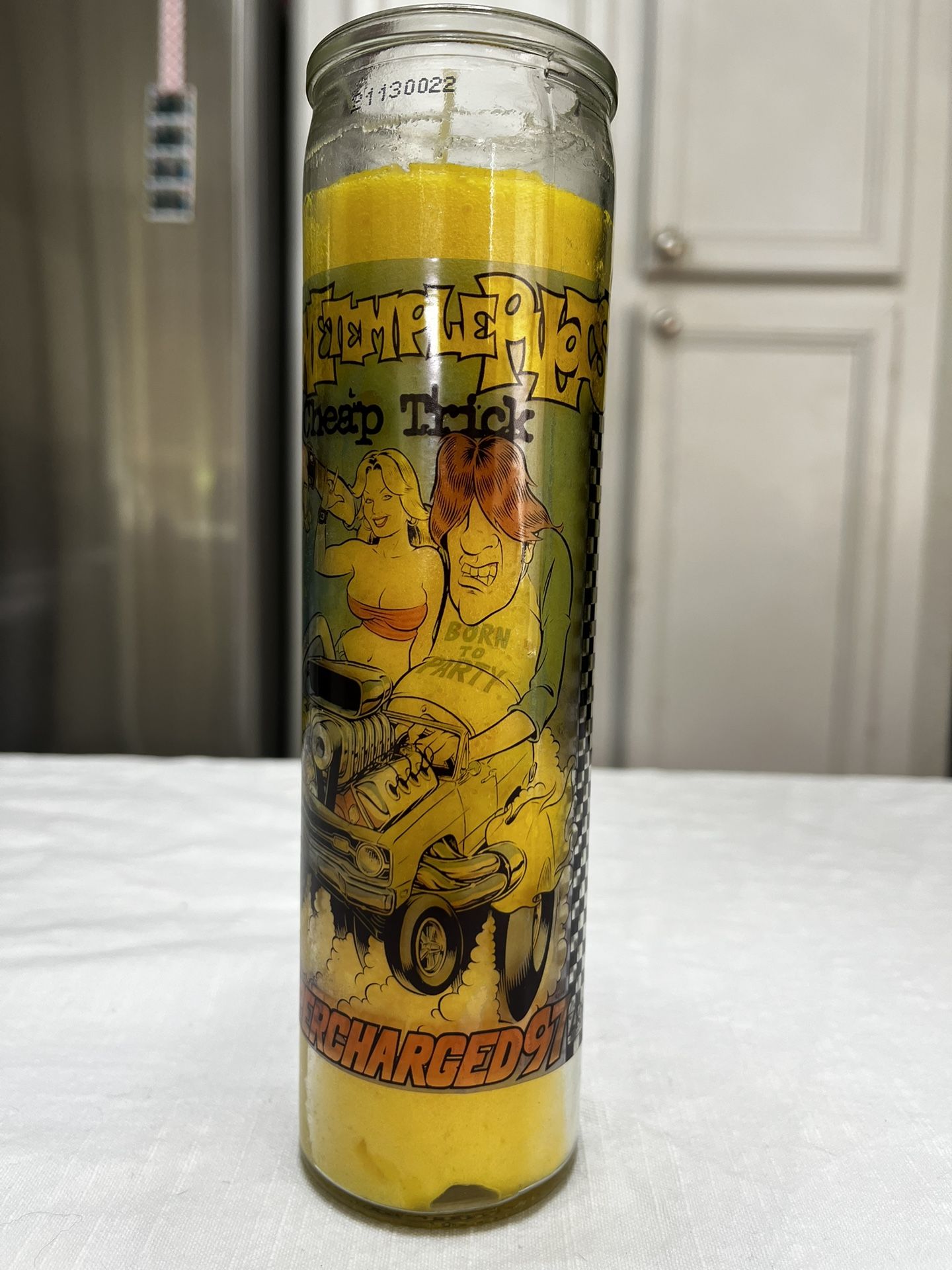 Stone Temple Pilots “Cheap Trick” Candle Yellow