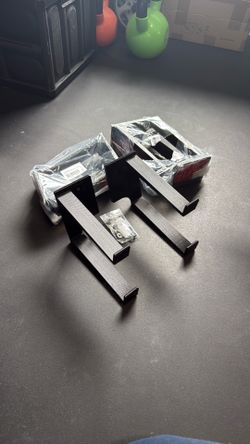 Three dual keyboard mounts - black