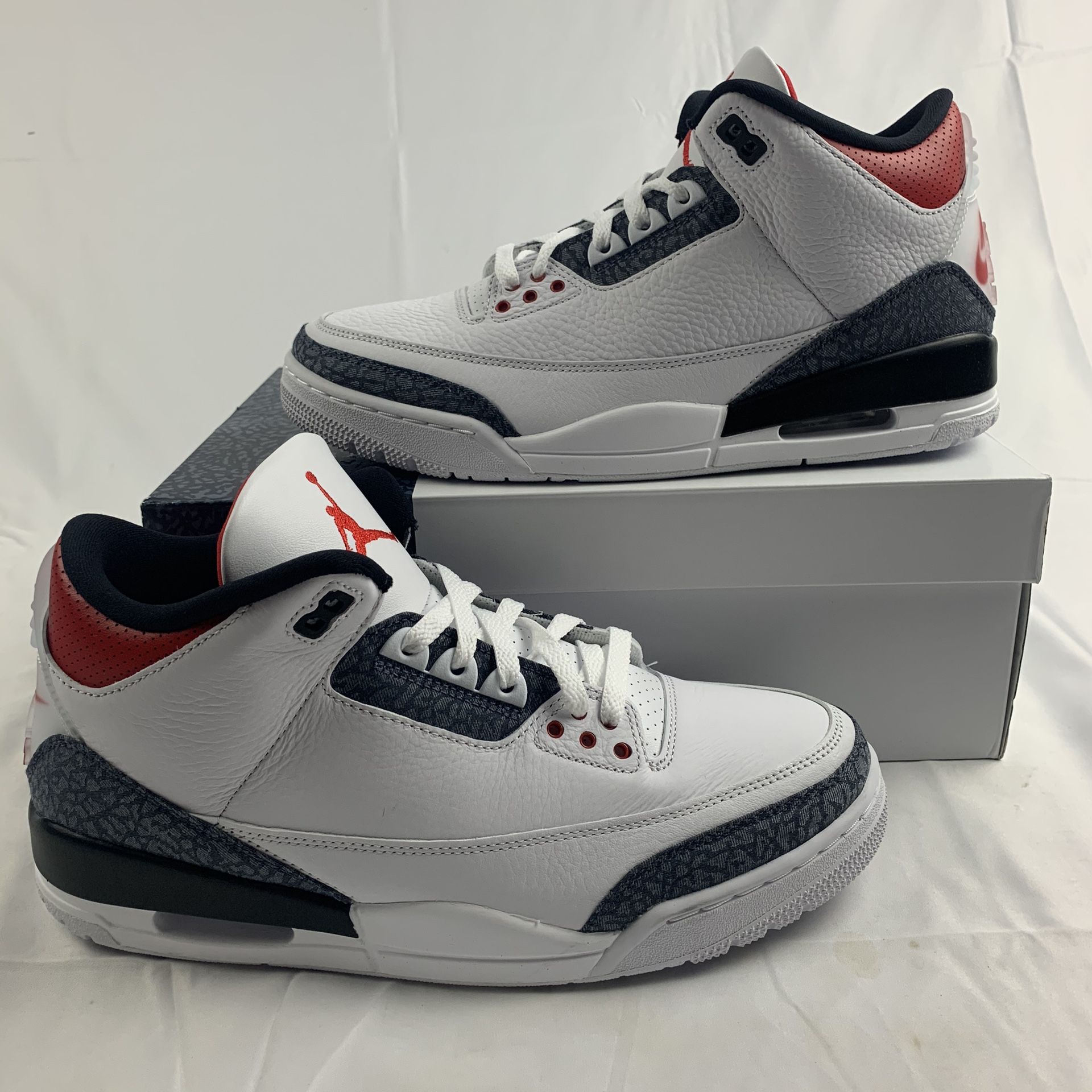 Air Jordan 3 Retro Denim SE ‘Fire Red’ Size 10