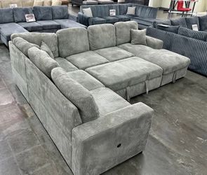 New X-Large sleeper sectional couch / free delivery