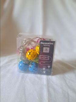 10 Multicolored Decorative String Lights