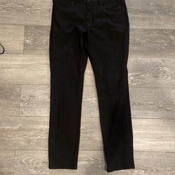 LINEARFLEX  Classic Black Slim Pants 32x32