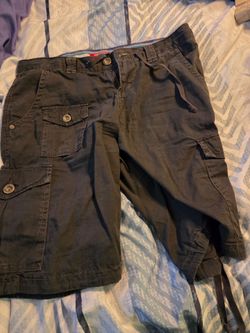 Dark Gray Cargo Shorts