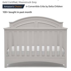 Delta Children Convertible Crib + Serta Mattress 