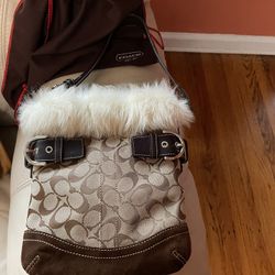Coach Fur Purse