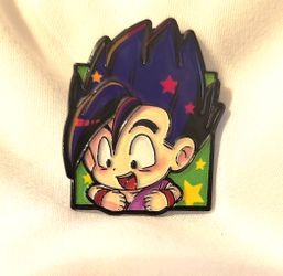 Dragon Ball Z Kid Gohan Hard Enamel Pin | Kawaii Anime Collector Brooch