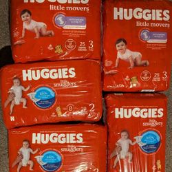 Huggies Diapers Size 2 And 3