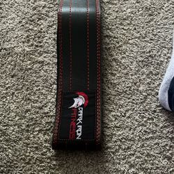 Weight Lifting Belt Dark Iron Fitness 