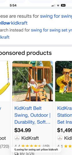 swing seat 6$