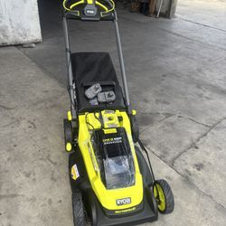 ONE+ HP 18V Brushless 20 in. Cordless Battery Walk Behind Self-Propelled Lawn Mower w/ (2) 4.0 Ah Batteries and fast Charger 