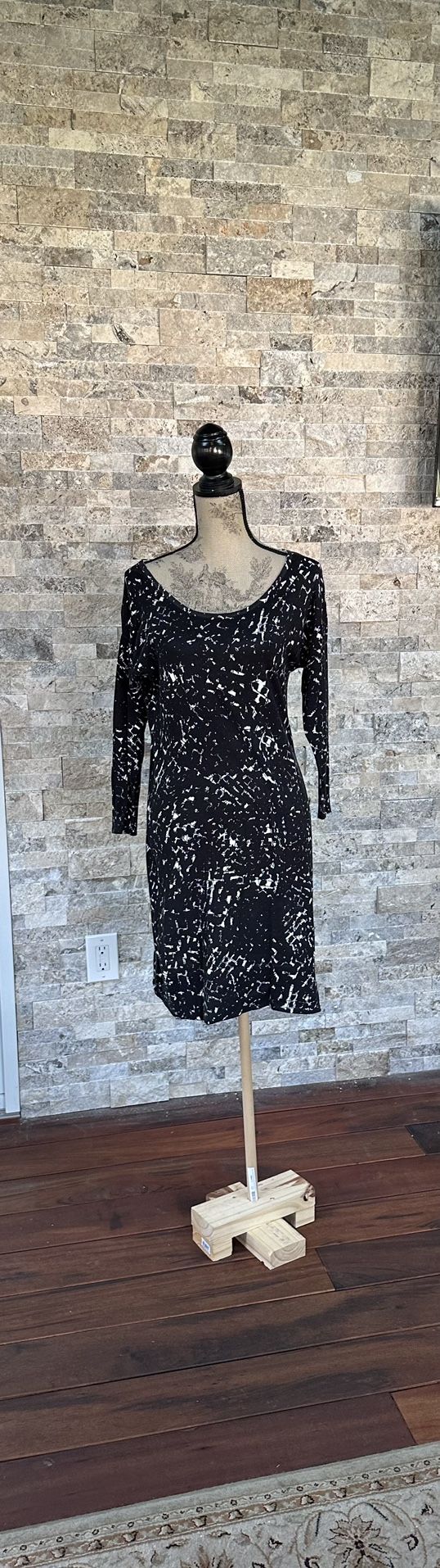 Banana Republic Black And White Dress. Size M