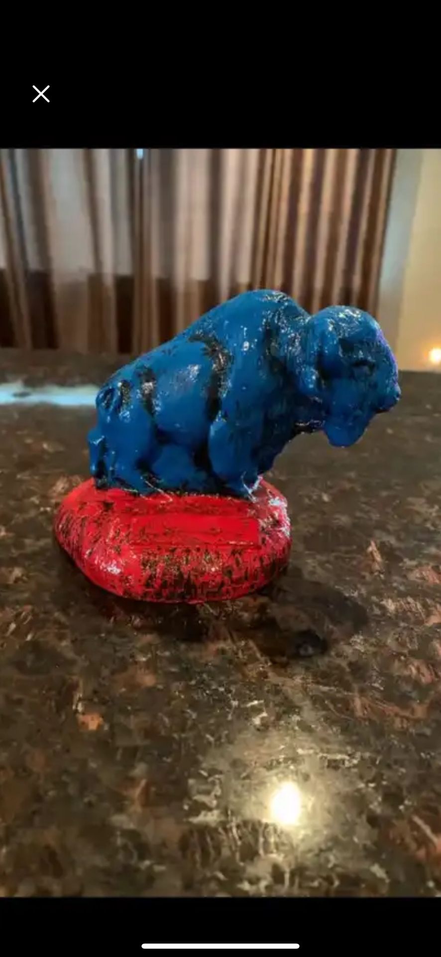 Bill’s Themed Desktop Buffalo Statue