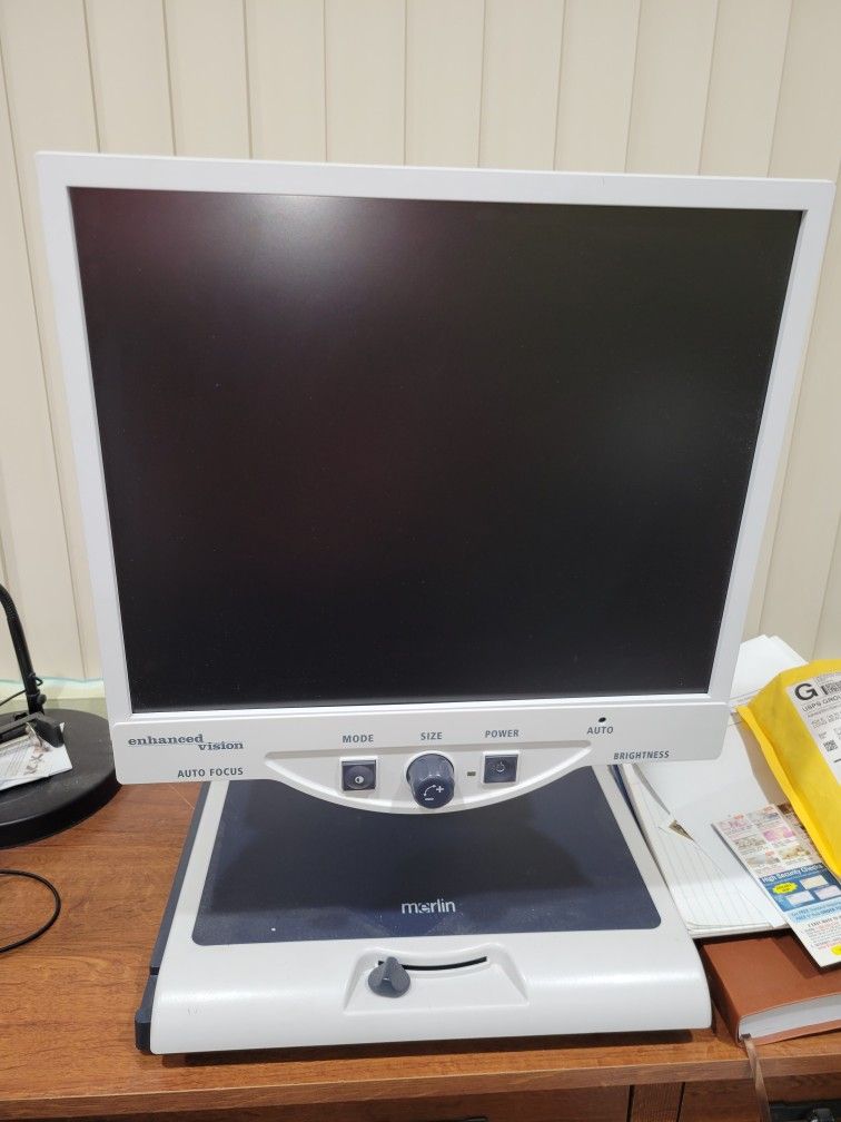 Merlin LCD – Desktop Electronic Magnifier for Low Vision. Magnifier