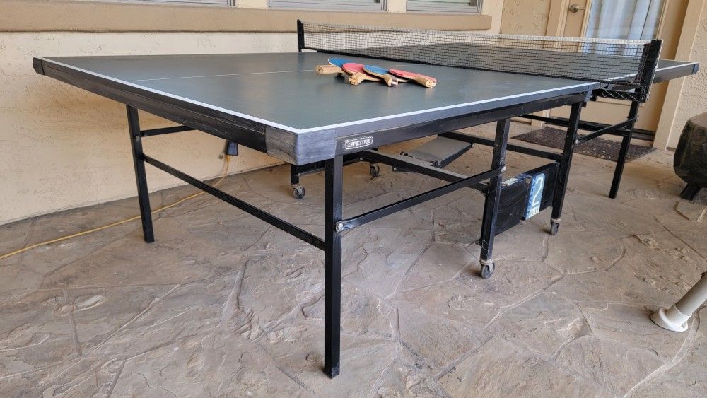Lifetime Ping Pong Table - Good Condition $110