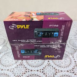 Pyle PTA2 Mini 2x40w Stereo Power Amplifier 