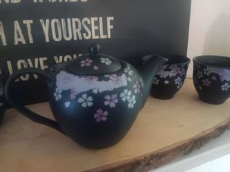 Tea set floral