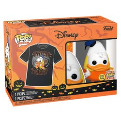 New DISNEY Pop! & Tee Halloween Donald (Glow)