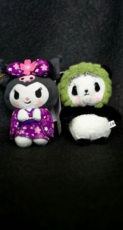 Sanrio Kuromi Spring Kimono Plush Keychain