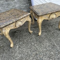 2  Quality Made End Tables 