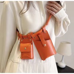 Orange Muti- Pocket Bag