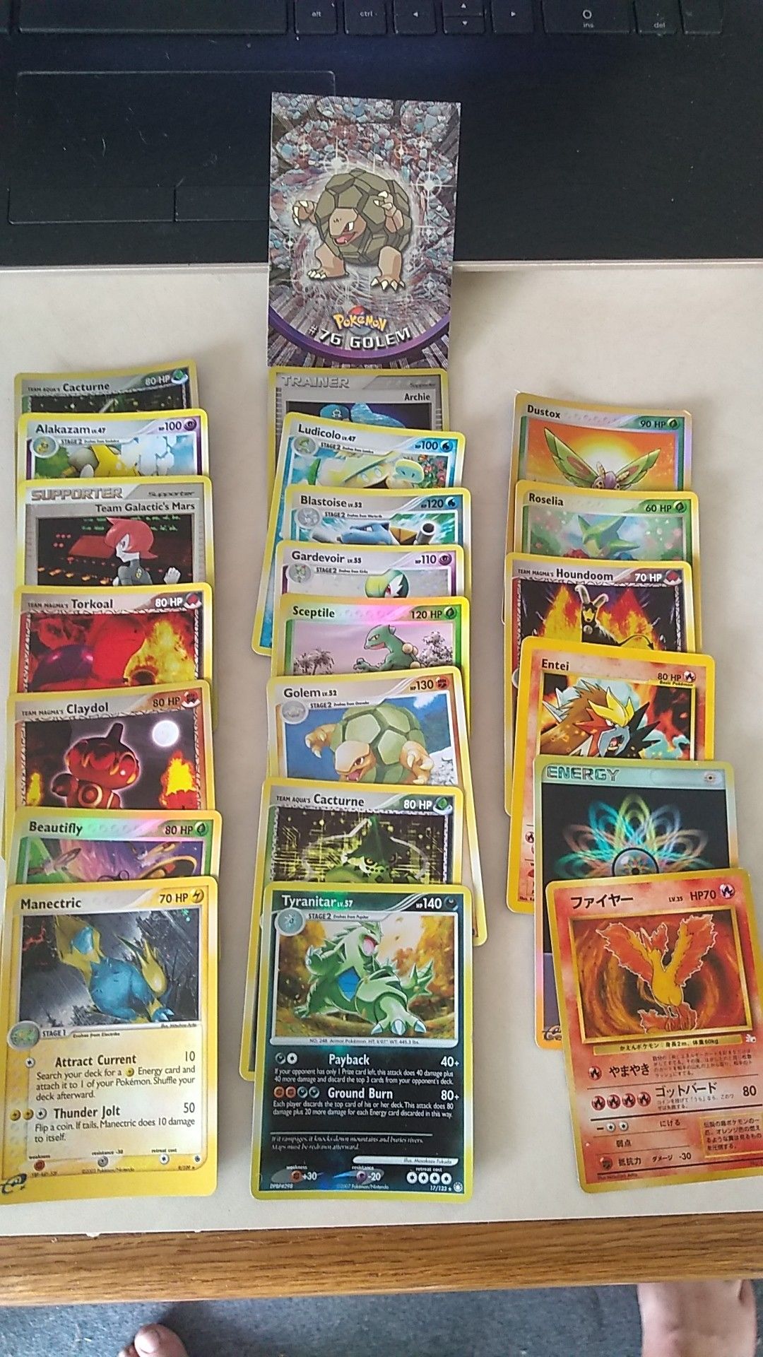 Pokemon collector cards.