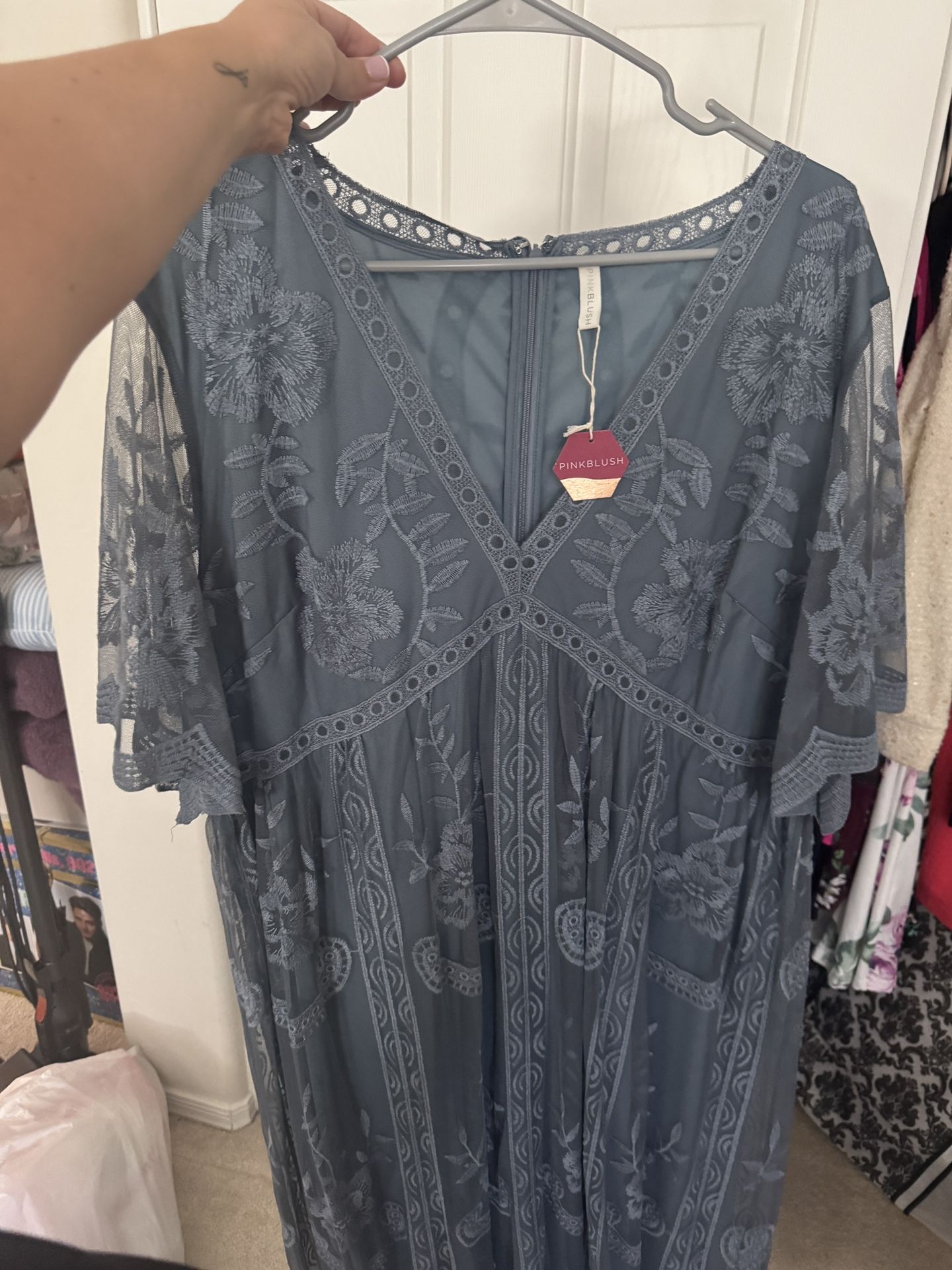 Pink blush Maternity Dress