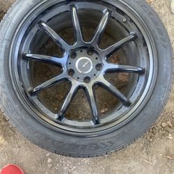 18 Inch Light Weight Racing Wheels 5x114.3 Bolt Pattern 
