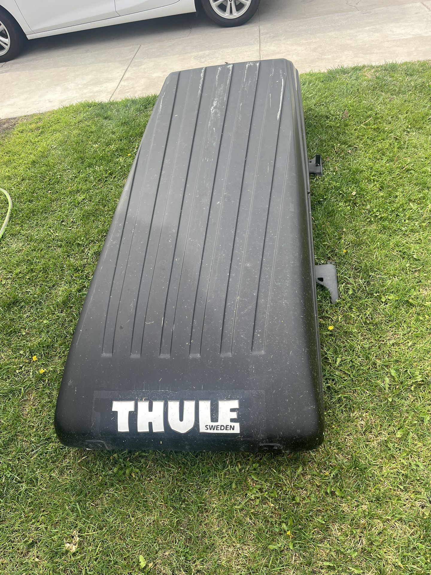 Thule Combi 700 100 inches long by 35 inches wide by 15 inches tall at the highest point! Vehicle rack mounted storage unit! Located in Buena Park