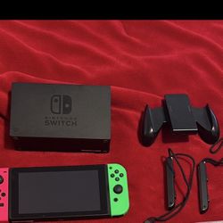 Nintendo Switch With Dock And All Cords USED