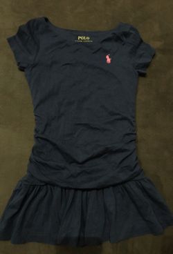 New with out tags. Navy blue polo Ralph Lauren dress