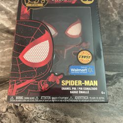 new sealed miles morales spider man funko pop pin