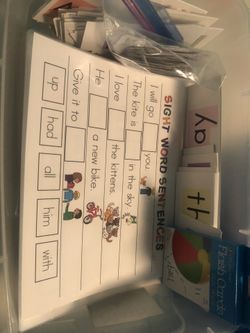 Sight Word Bin