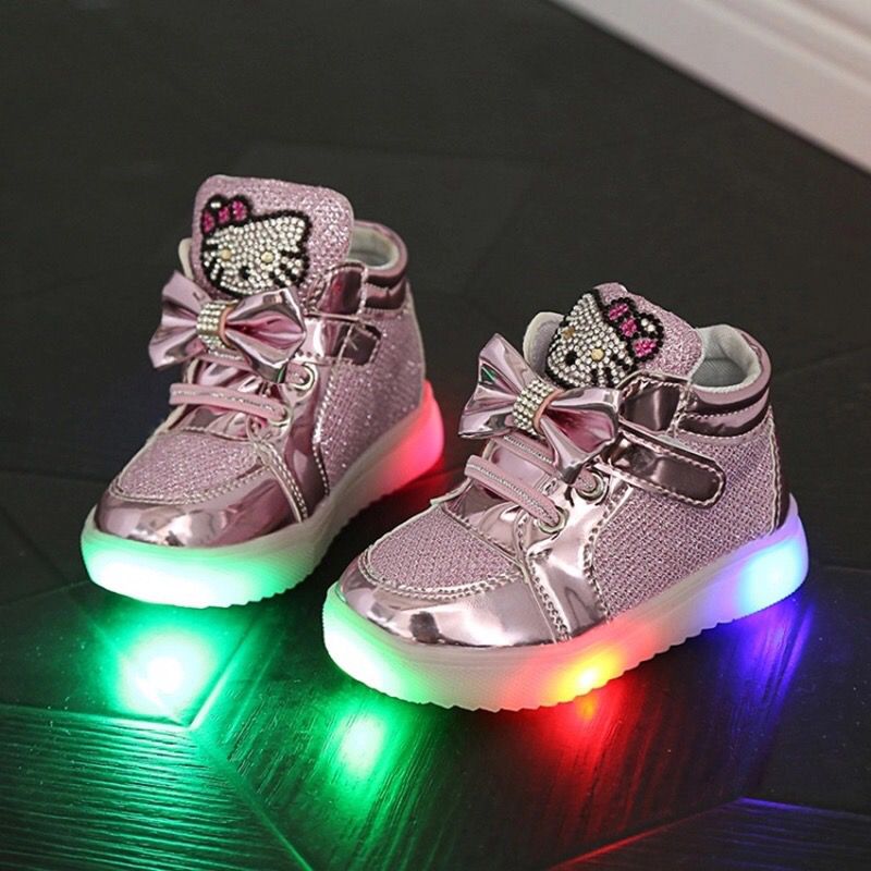 Hello kitty Light Up pink sneakers
