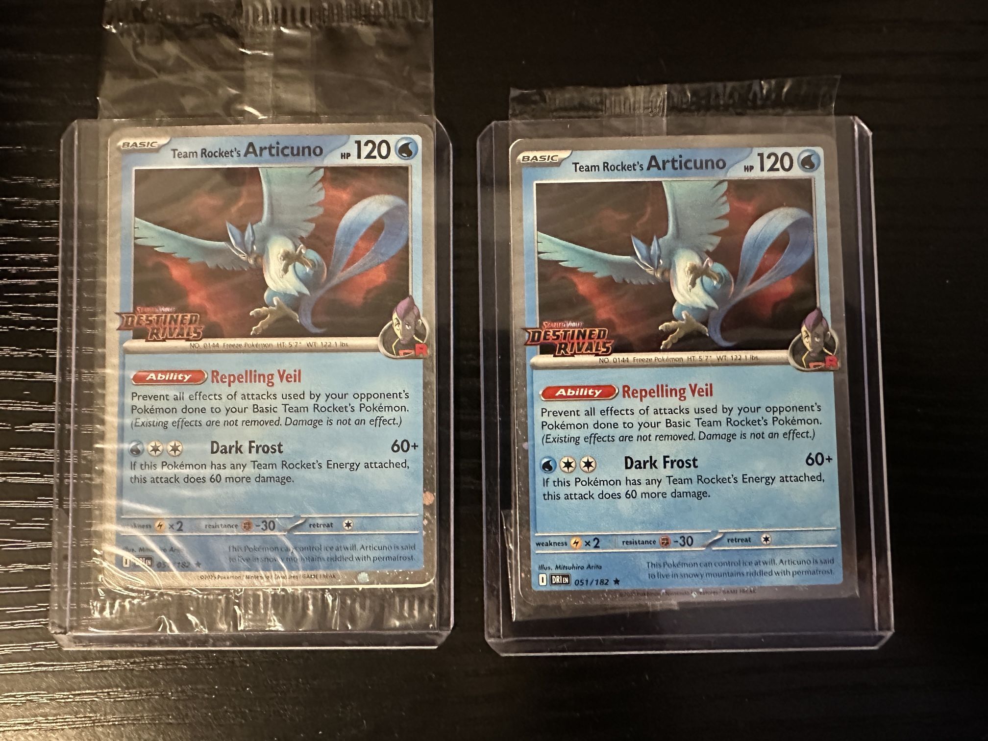 Pokemon Team Rocket Articuno Destined Rivals Promo