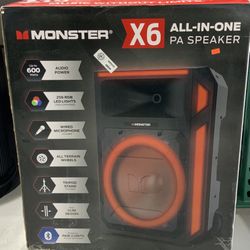 Monster X6 All-In-One Speaker 
