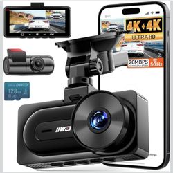 4K+4K Dash Cam Front and Rear
