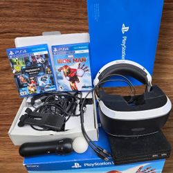 Sony PlayStation VR Headset with Accessories - Black and White